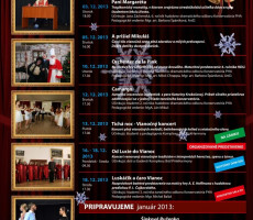 Program Komorného divadla JMP December 2013