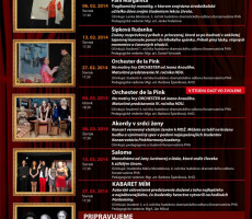 Program Divadla Jána Mieroslava Pinku na február a marec