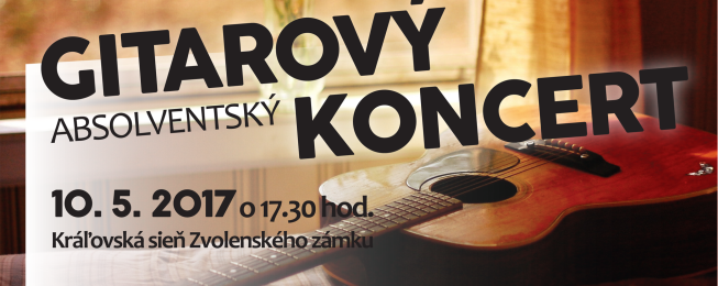 Gitarový absolventský koncert