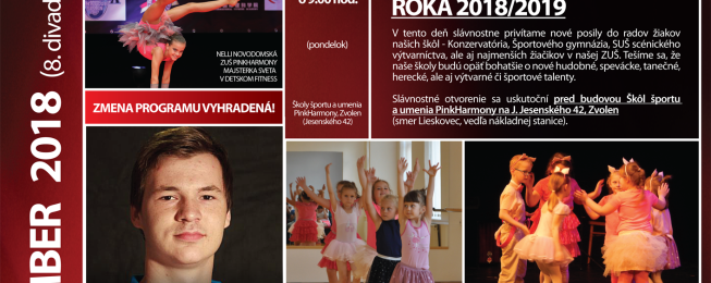 Plagát na september 2018