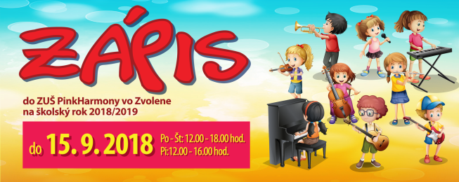 Zápis do ZUŠ 2018/2019
