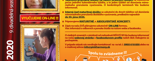 Najnovšie informácie a dôležité dátumy