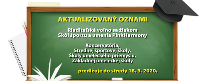 Riaditeľské voľno – AKTUALIZÁCIA