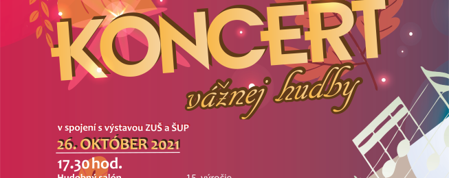 Koncert vážnej hudby 26.10.2021