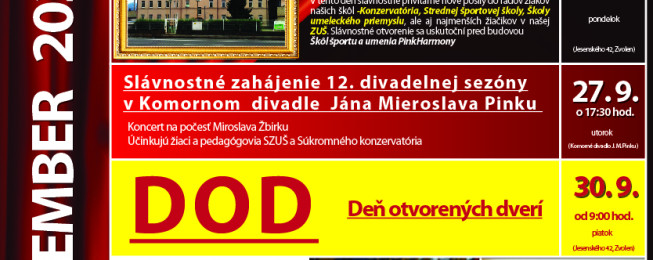 Program KDJMP na september 2022