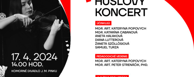 HUSĽOVÝ KONCERT 17.4.2024
