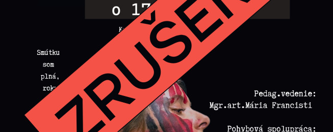 TECHNICKÝCH PRÍČIN ZRUŠENÉ!