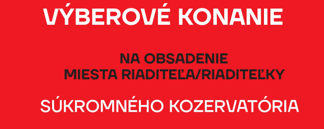 VÝBEROVÉ KONANIE