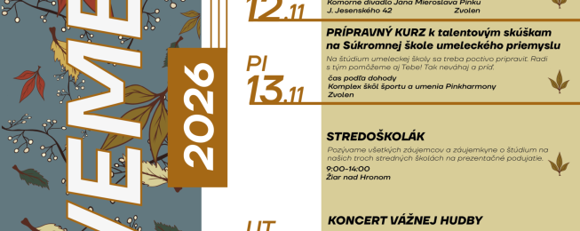 PROGRAM KDJMP -November 2026