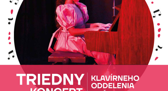 Triedny koncert klavírneho oddelenia 26.5.2026