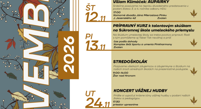PROGRAM KDJMP -November 2026